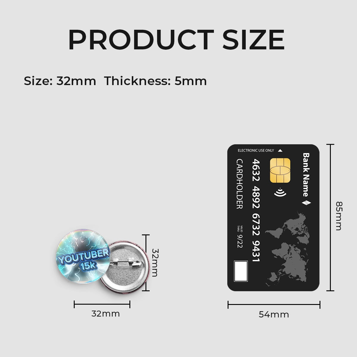 YT15K logo pin